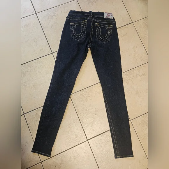 True Religion Dark Navy Skinny Jeans for Women - Picture 2 of 5